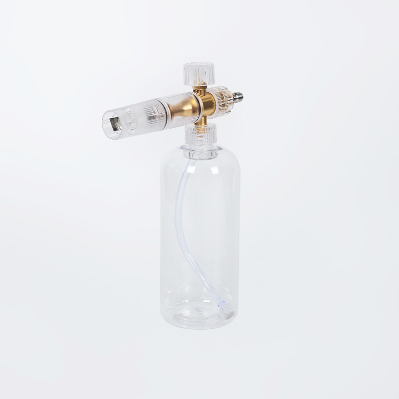 Kommersiell skönhetsbutik biltvätt med hög tryck vattenpistolskumkruka