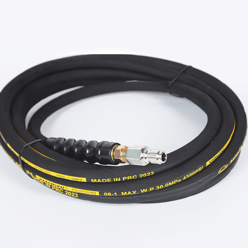 Högtrycksbiltvättmaskin Vattenutlopp Gummislang