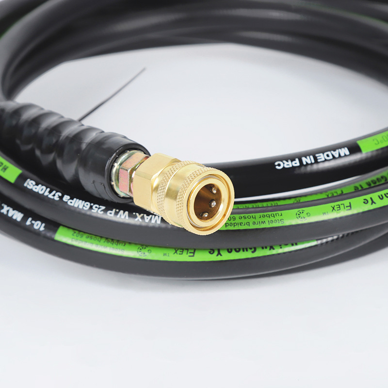 Biltvättmaskin Högtrycksvattenpistol anpassad till avloppslang