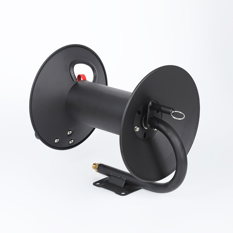 Manuell teleskopisk högtrycksvattenslangrulle