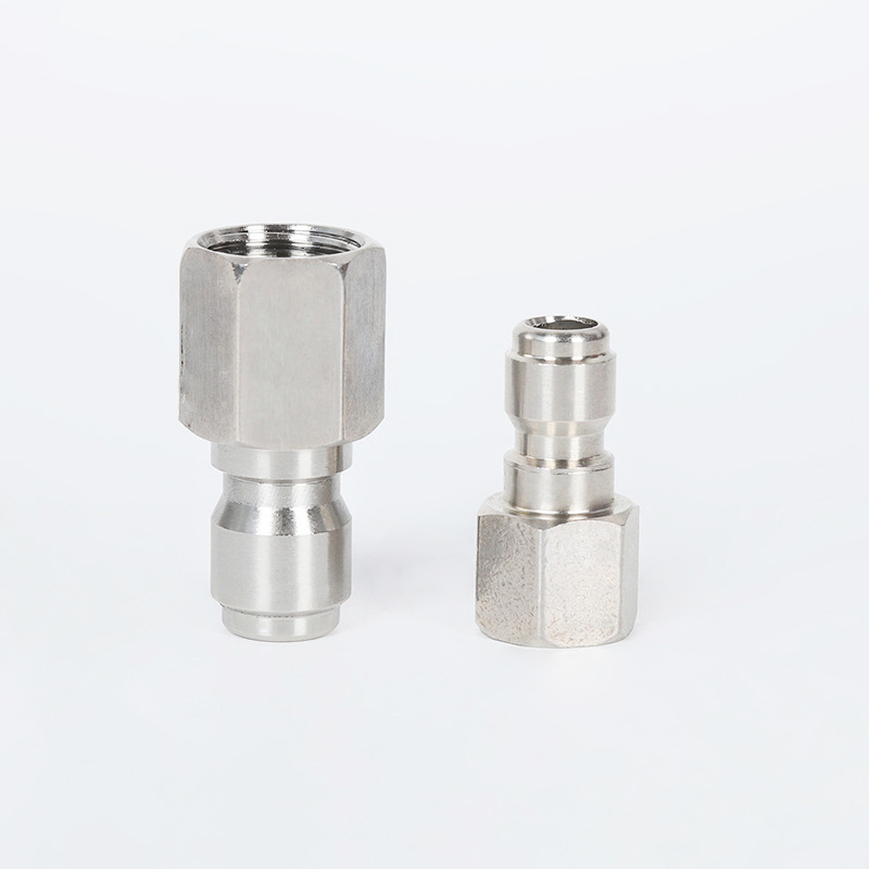 Högtrycksrengöringsmaskin rakt genom Rotary Quick Connector