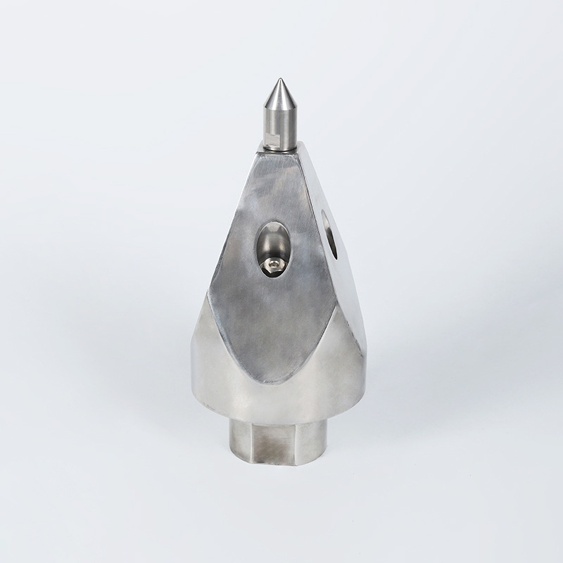 Högtrycksrengöring och avblockerande roterande munstycke