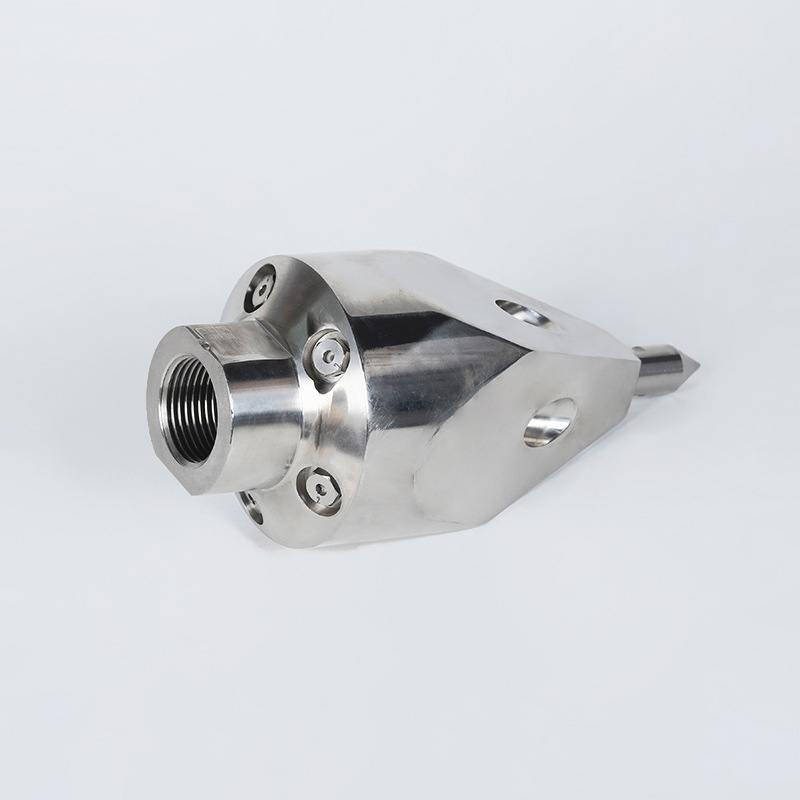 Högtrycksrengöring och avblockerande roterande munstycke