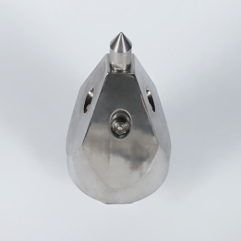 Högtrycksrengöring och avblockerande roterande munstycke