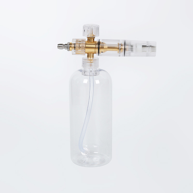 Kommersiell skönhetsbutik biltvätt med hög tryck vattenpistolskumkruka