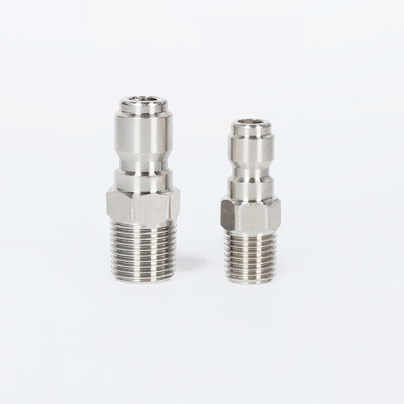 Snabbkontakt i rostfritt stål 3/8 snabbpluggtillbehör