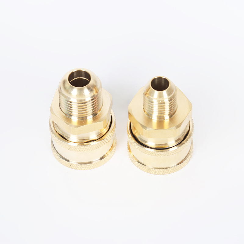 Högtrycksbiltvättmaskin rengöringsmaskin koppar 3/8 snabbplugg