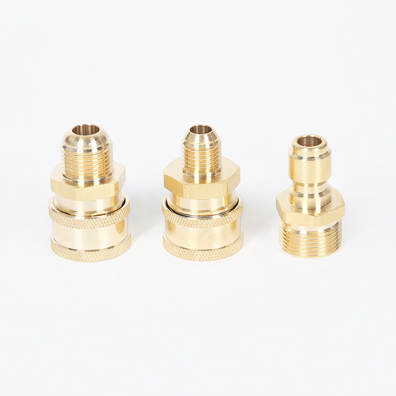 Högtrycksbiltvättmaskin rengöringsmaskin koppar 3/8 snabbplugg