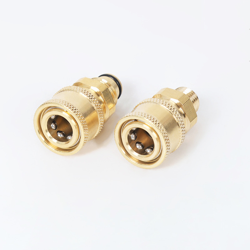 Biltvättvattenmunstycke Konvertering 1/4 Union Quick Plug