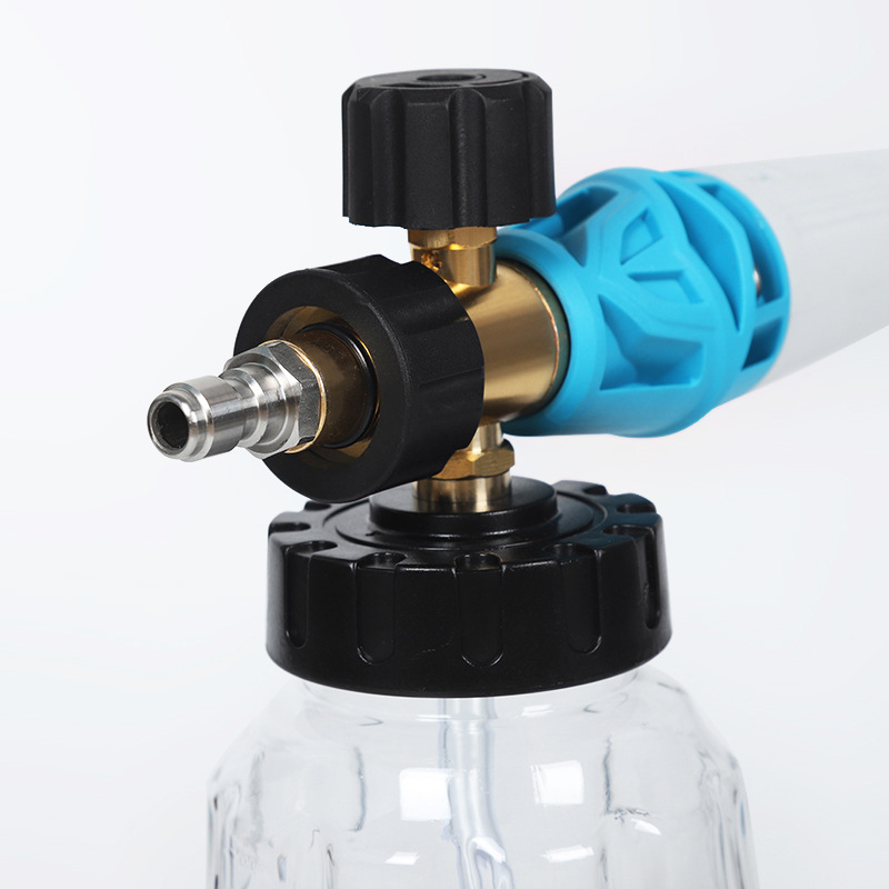 Högt tryck biltvättpistol och skumkruka