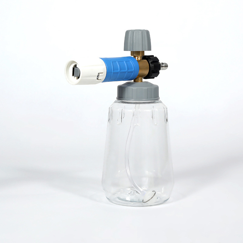 Kommersiellt högt tryck transparent biltvätt pa potten stor munskumkruka