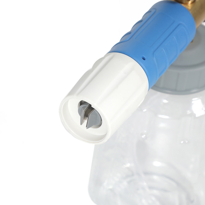 Kommersiellt högt tryck transparent biltvätt pa potten stor munskumkruka