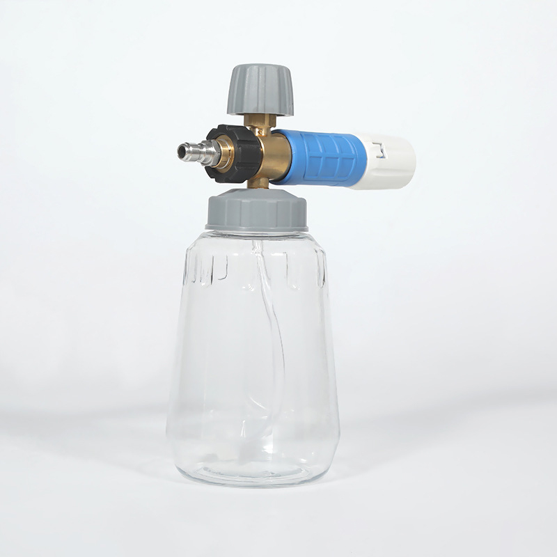 Kommersiellt högt tryck transparent biltvätt pa potten stor munskumkruka