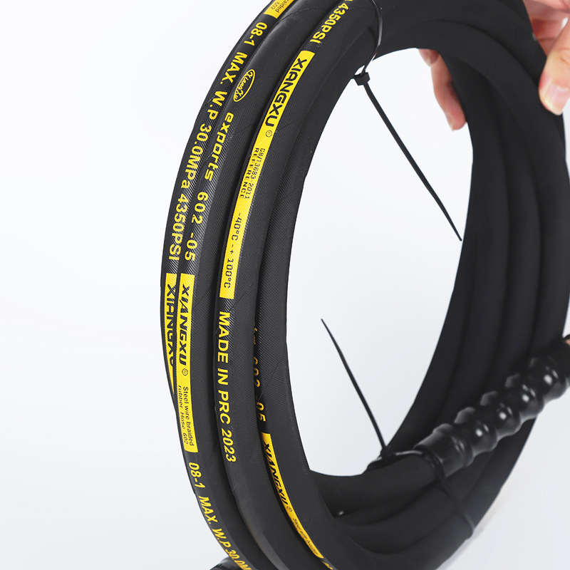 Högtrycksbiltvättmaskin Vattenutlopp Gummislang