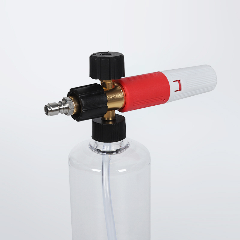 Högtryckssnabbt plugg transparent sektorformad PA-biltvättskum