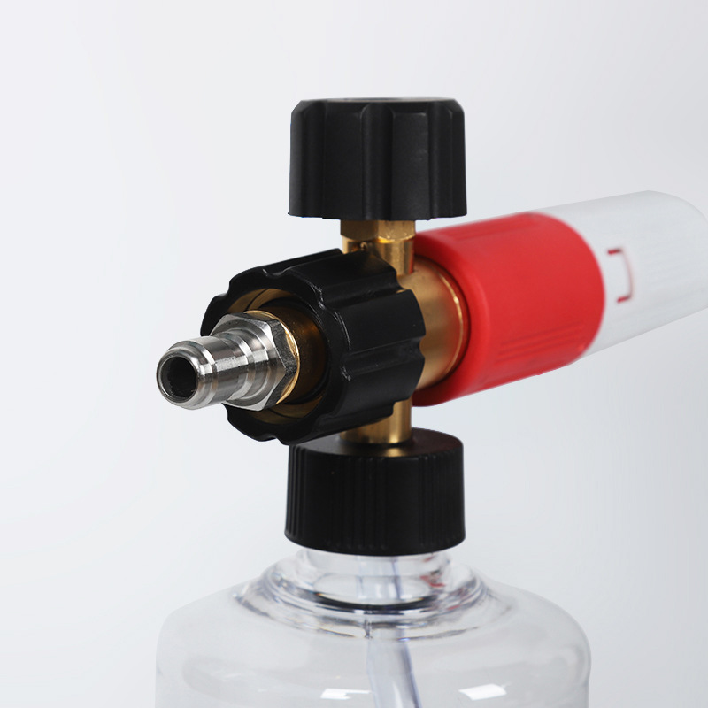 Högtryckssnabbt plugg transparent sektorformad PA-biltvättskum